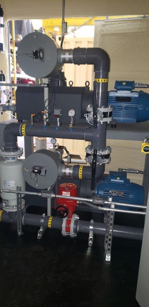 RDPE9000 — pump blower manifold