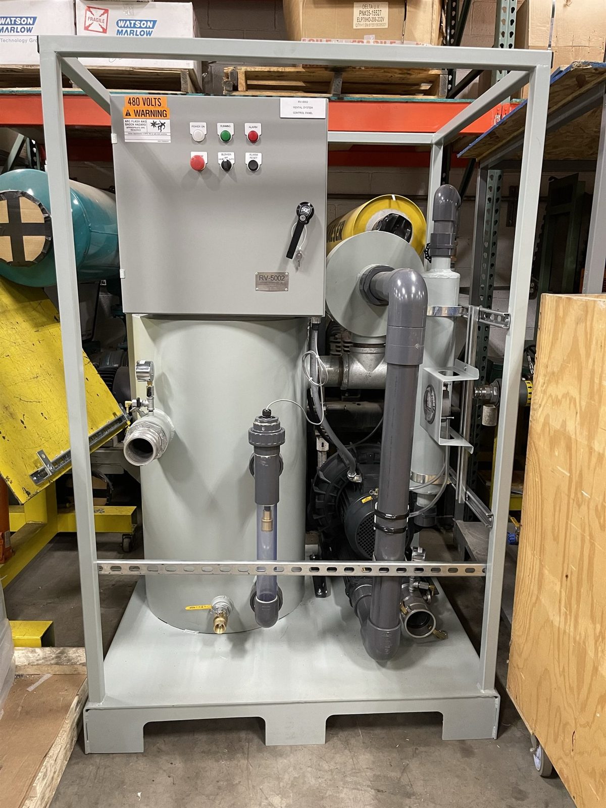 RV5002 — skid panel piping